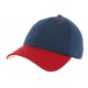 Casquette Baseball Marine et Rouge Scusset Beach ANCIENNES COLLECTIONS divers