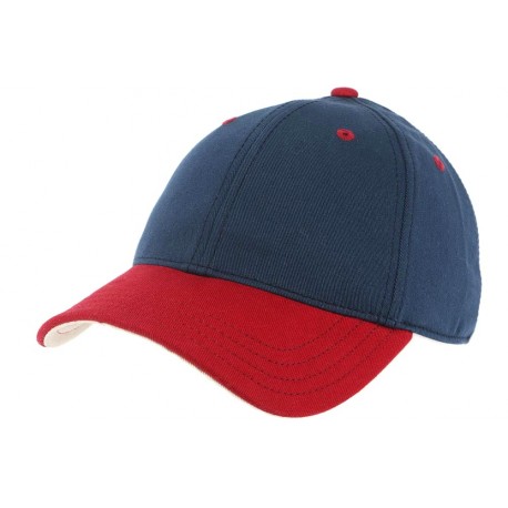 Casquette Baseball Marine et Rouge Scusset Beach ANCIENNES COLLECTIONS divers