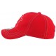 Casquette Baseball NY Rouge Surpiqures Blanches ANCIENNES COLLECTIONS divers