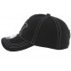 Casquette Baseball Noire NY Surpiqures Blanches ANCIENNES COLLECTIONS divers