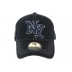 Casquette Baseball NY Bleu Surpiqures Blanches ANCIENNES COLLECTIONS divers