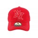 Casquette NY Enfant Rouge Baseball de 7 à 12 ans ANCIENNES COLLECTIONS divers