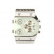 Montre Homme Blanche et Acier Chromé 3 fuseaux Horaires Jordan ANCIENNES COLLECTIONS divers