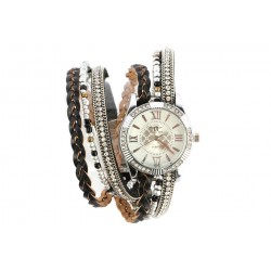 Montre Femme Bracelet Cristal Double Tour Marron Kelly ANCIENNES COLLECTIONS divers