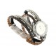 Montre Femme Bracelet Cristal Double Tour Marron Kelly ANCIENNES COLLECTIONS divers