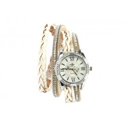 Montre Femme Bracelet Double Tour Cristal Blanc Kelly ANCIENNES COLLECTIONS divers