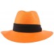 Chapeau de Paille Orange Théo CHAPEAUX Léon montane