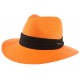 Chapeau de Paille Orange Théo CHAPEAUX Léon montane