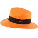 Chapeau de Paille Orange Théo CHAPEAUX Léon montane