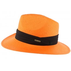 Chapeau de Paille Orange Théo CHAPEAUX Léon montane