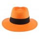 Chapeau de Paille Orange Théo CHAPEAUX Léon montane