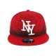 Casquette NY Enfant Rouge et Noir Graph de 6 à 11 ans ANCIENNES COLLECTIONS divers