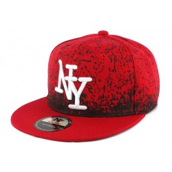 Casquette NY Enfant Rouge et Noir Graph de 6 à 11 ans ANCIENNES COLLECTIONS divers