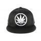 Snapback Kush Feuille Simili cuir Serpent Noir ANCIENNES COLLECTIONS divers