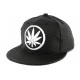 Snapback Kush Feuille Simili cuir Serpent Noir ANCIENNES COLLECTIONS divers