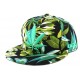 Casquette Kush feuille verte et turquoise ANCIENNES COLLECTIONS divers