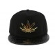 Casquette Kush Noire Feuille doré Visière Cuir ANCIENNES COLLECTIONS divers