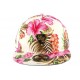 Casquette NY Beige Fleurs Rose ANCIENNES COLLECTIONS divers