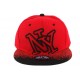 Casquette NY Rouge et Noir Tag ANCIENNES COLLECTIONS divers