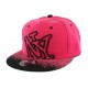 Casquette NY Rose et Noir Tag ANCIENNES COLLECTIONS divers