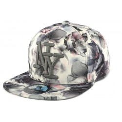 Casquette NY Enfant Grise à Fleurs de 7 à 11 ans ANCIENNES COLLECTIONS divers