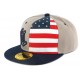 Casquette Enfant Grise et Bleue Drapeau USA de 7 à 11 ans ANCIENNES COLLECTIONS divers