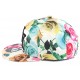 Casquette NY Blanche Fleur Bleue et Rose ANCIENNES COLLECTIONS divers