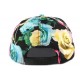 Snapback Noir Fleur Orange et Rose ANCIENNES COLLECTIONS divers