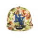 Casquette NY Verte Fleurs Rose Aquarelle ANCIENNES COLLECTIONS divers