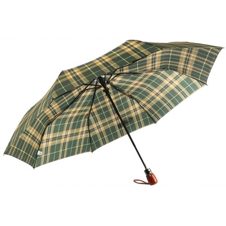 Parapluie Automatique Vert et Beige Fantaisie Parapluie Léon montane