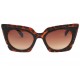 Lunettes de soleil Papillon Marron Ecailles Feline LUNETTES SOLEIL Eye Wear