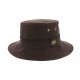 Chapeau Pluie Rain Adamo Marron Coton Huilé ANCIENNES COLLECTIONS divers