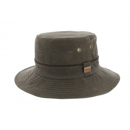 Chapeau Pluie Rain Adamo Taupe Coton Huilé ANCIENNES COLLECTIONS divers