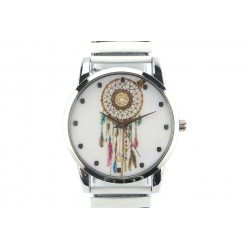 Montre Femme Acier et Blanc Ethnic Pampa Montre Michael John