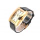 Montre Bracelet cuir noir et cadran doré Alania ANCIENNES COLLECTIONS divers