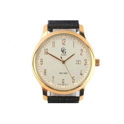 Montre Bracelet cuir noir cadran doré Arthur ANCIENNES COLLECTIONS divers