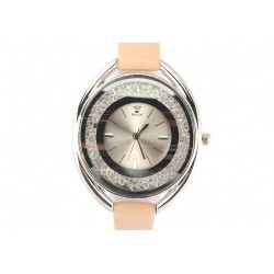 Montre Femme fin bracelet cuir beige Star ANCIENNES COLLECTIONS divers