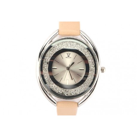 Montre Femme fin bracelet cuir beige Star ANCIENNES COLLECTIONS divers