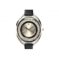 Montre Femme Fin bracelet cuir noir Star ANCIENNES COLLECTIONS divers