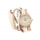 Montre Bracelet double tour cuir beige Katia ANCIENNES COLLECTIONS divers