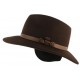 Chapeau Feutre Marron Georges par Mayser ANCIENNES COLLECTIONS divers