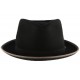 Chapeau Pork Pie Noir Léo par Mayser ANCIENNES COLLECTIONS divers