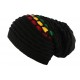 Bonnet Rasta Noir Kingston par Léon Montane ANCIENNES COLLECTIONS divers