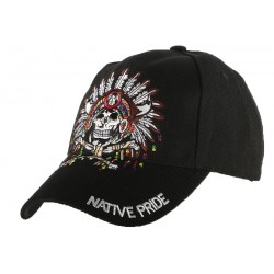 Casquette Biker Native Pride Indien US CASQUETTES Nyls Création