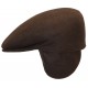 Casquette Plate Marron avec cache oreilles Herman ANCIENNES COLLECTIONS divers