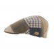 Casquette Plate Marron en Patchwork Boxer ANCIENNES COLLECTIONS divers