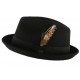 Chapeau Pork Pie Noir Cloyd par Bailey ANCIENNES COLLECTIONS divers