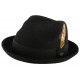 Chapeau Pork Pie Noir Cloyd par Bailey ANCIENNES COLLECTIONS divers