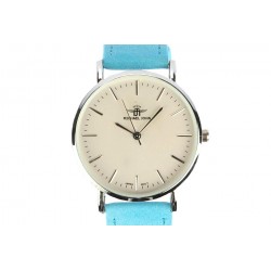 Montre Femme Bracelet Cuir Bleu June ANCIENNES COLLECTIONS divers