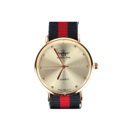 Montre Femme bracelet tissu noir et rouge Milana ANCIENNES COLLECTIONS divers